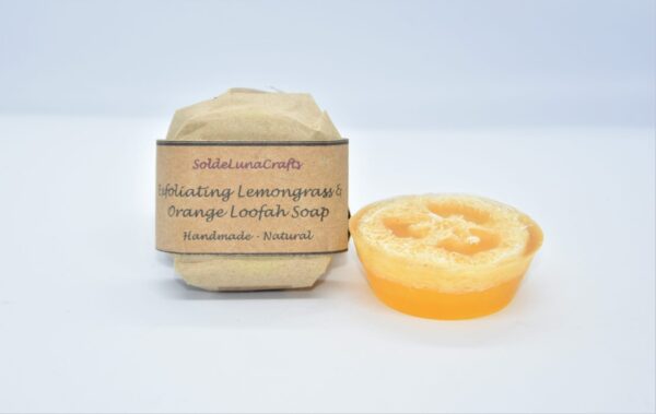 lemongrass orange loofah soap