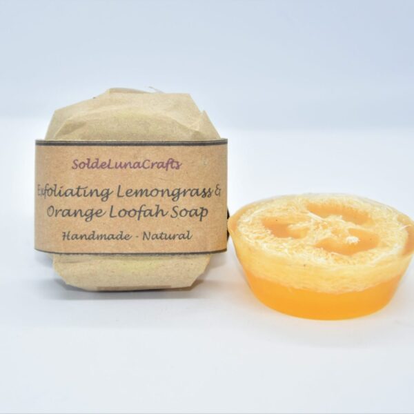 lemongrass orange loofah soap