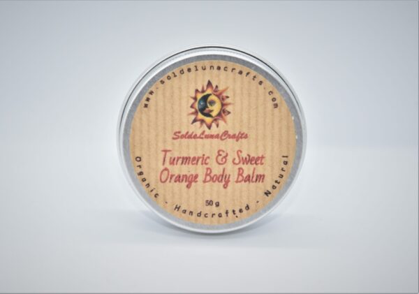 turmeric orange body balm