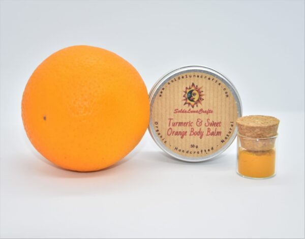 turmeric orange body balm