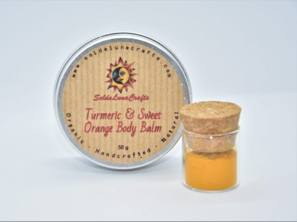 turmeric orange body balm