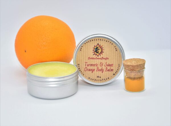 turmeric orange body balm