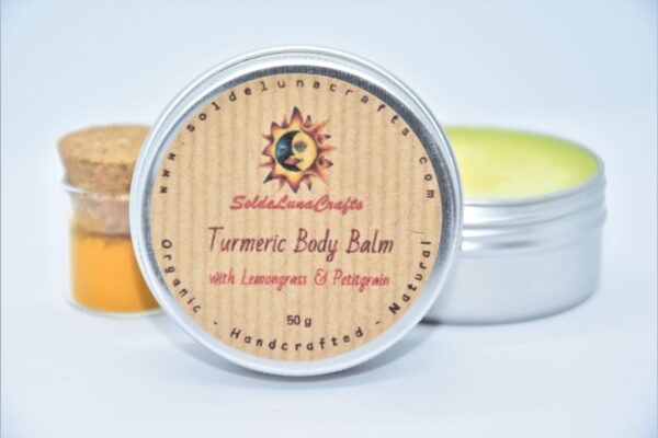 turmeric body balm lemongrass petitgrain