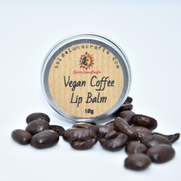 vegan coffee lip balm