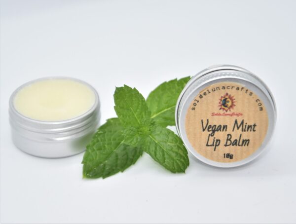 vegan mint lip balm