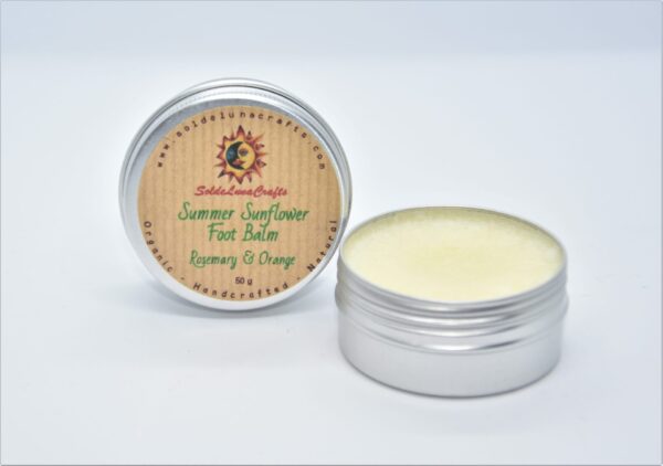 summer sunflower foot balm