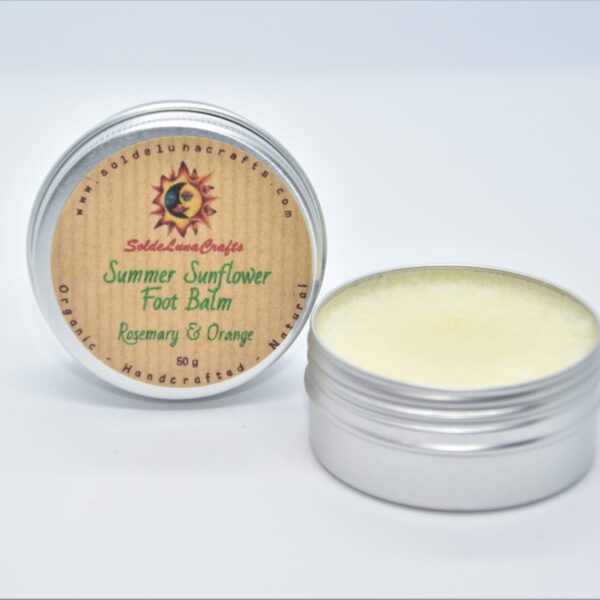 summer sunflower foot balm