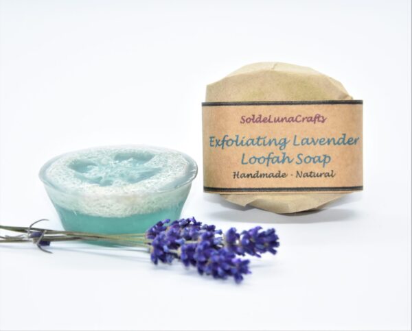 lavender loofah soap