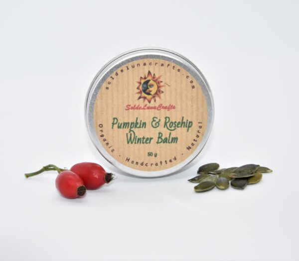 pumpkin rosehip winter balm