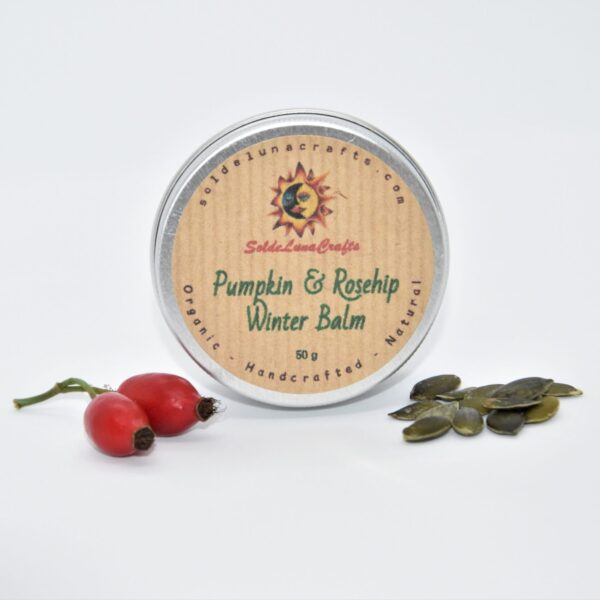 pumpkin rosehip winter balm