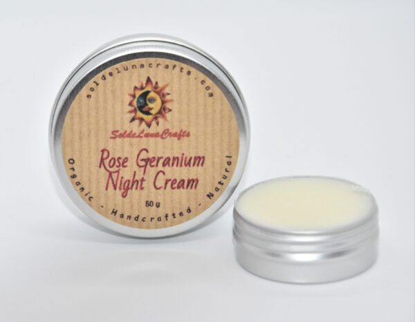 rose geranium night cream