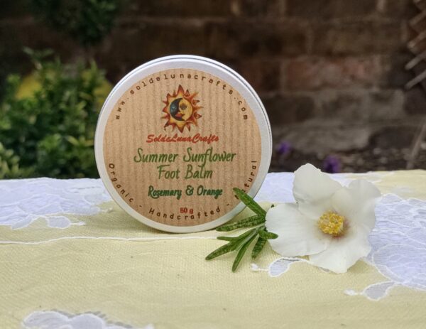 Sunflower foot balm