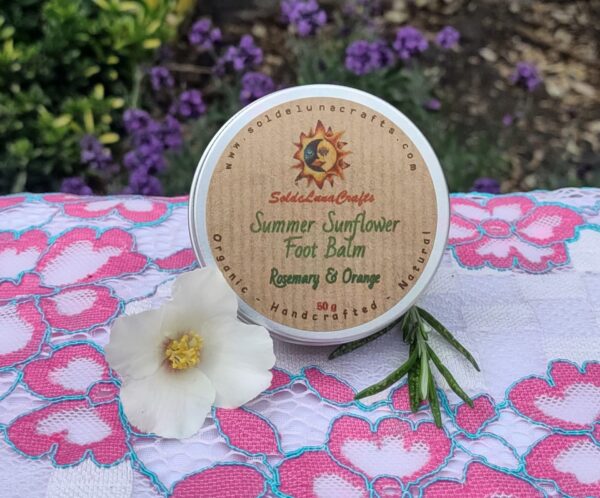 Sunflower foot balm