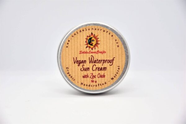 vegan waterproof sun cream zinc