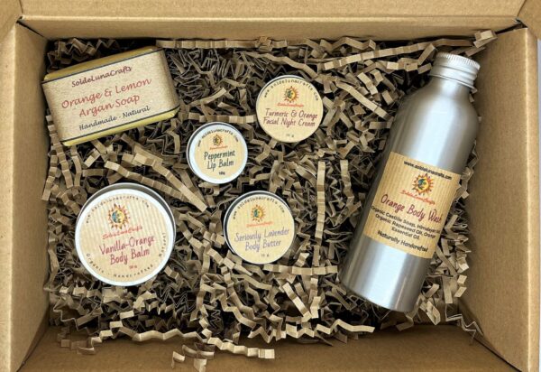 natural skincare gift box