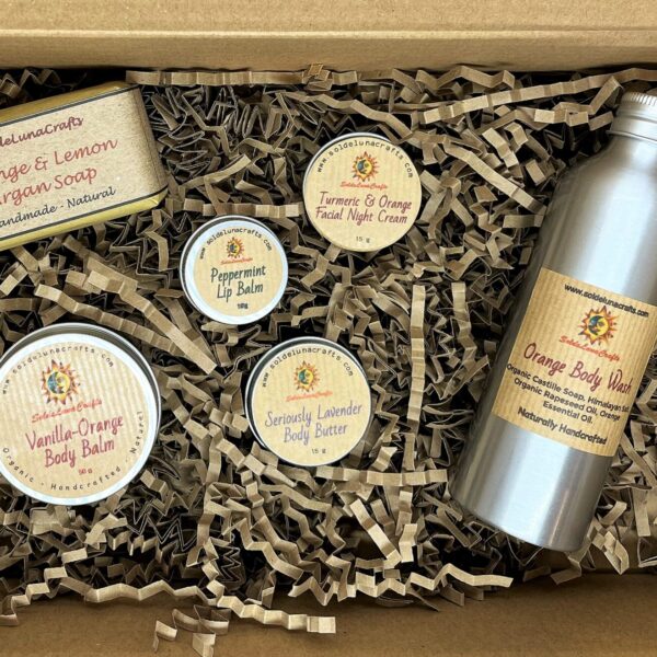 natural skincare gift box