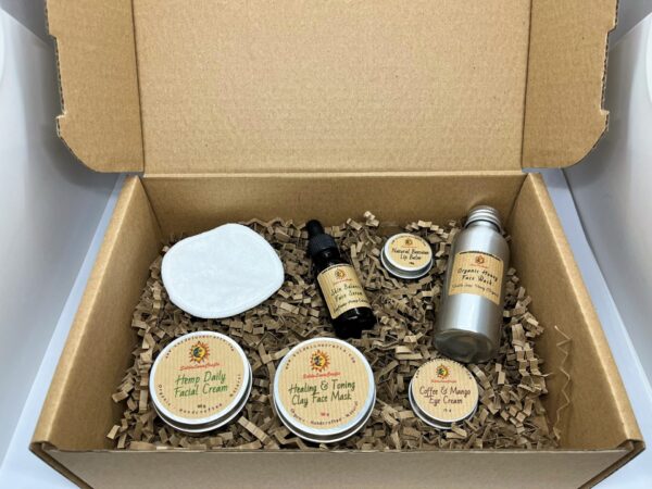 facial skin care hamper