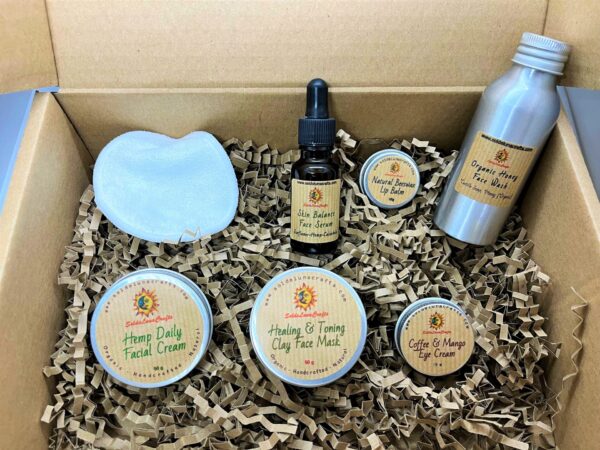 facial skin care hamper