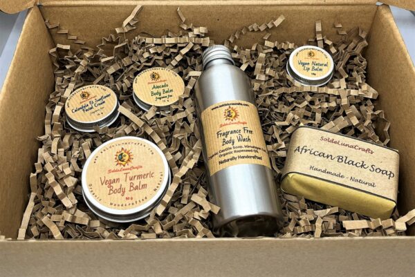 vegan skin care gift box